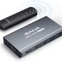 HDMI Switch 5 in 1 Out 4K@60Hz, GANA HDMI Splitter Switcher with Remote, Aluminum HDMI 2.0 Switch Box Hub for 3D, HDCP2.2, HDR, Compatible with Xbox, PS5/4/3,Fire Stick,Roku,Blu-Ray Player, Grey