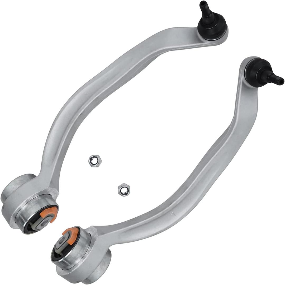 Detroit Axle - 2pc Front Lower Control Arms for Volkswagen Passat Audi A4 A6 A8 Allroad Quattro RS4 S4 S6 S8, 2 Lower Rearward Control Arms w/Ball Joints Replacement