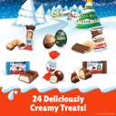 Kinder 2025 Chocolate Advent Calendar, 24 Individually Wrapped Pieces, Chocolate Candy Christmas Holiday Treats, 6.9 oz, Best By: APR 20 2026