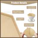 600 Count #2 Coffee Filter, Disposable Cone Coffee Filters For Pour Over and Drip Coffee Maker (2-6 cup)