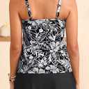 Tempt Me Women Tankini Swimsuits with Skirt - Two Piece Tummy Control Bathing Suit with Pockets Loose Fit 2026 Swimwear (20W, Black)