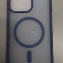 SUPFINE Magnetic For iPhone 15 Pro Max Case (Compatible With MagSafe) (Military Grade Drop Protection) Slim Translucent Matte Shockproof With Anti-Fingerprint Phone Case, Lavender Gray