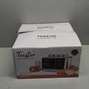 Touch Screen Toaster 4 Slice, Digital Smart Dual Control Touchscreen, Stainless Steel, 6 Toast Types & Levels include Bread, Bagel, with Defrost/Reheat/Single Slot Toasting Function