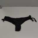 YELAIVP Women's Bikini Bottom Tie Side Swimsuit Bottom Cheeky Butt Ruched Bathing Suit Bottoms (X-Large, Black)