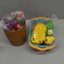 JOYIN Learning Toys Play Food Set for Toddlers, Cutting Food for Preschool Activities, Play Kitchen Accessories, Educational Toys, Color Sorting Set for Boys & Girls, Easter Basket Stuffers