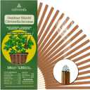 Natural Citronella Incense Sticks Outdoor - (18 Sticks, 40 hrs Protection) for Safety on Patio, Camping etc | DEET Free, Powered with Indian Neem & Essential Oils