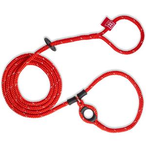 Harness Lead No Pull Dog Harness and Leash Set, Anti Pull Dog Harness for All Breeds and Sizes, One-Piece Cushioned Rope Design Safely Prevents Escaping and Pulling (Medium/Large, Red/Reflective)