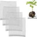 Plant Root Guard Gopher Wire,5 PCS 1 Gallon Plant Wire Baskets,Rust-Resistant Stainless Steel Gophers Moles Voles Mesh Baskets Protect Plant Roots Tubers Trees Flowers Crops