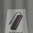 Acer 11 in 1 USB C HUB Multiport Adapter with 4K@60Hz HDMI, 2x10Gbps USB C, 2x5Gbps USB A, 100W PD Port, 1000Mbps Ethernet, 1080P VGA, SD/TF, Laptop Docking Station Dual Monitor for PC, Desktop