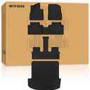 Floor Mats for 2026 Hyundai Palisade Accessories (fit 7&8 seat)(Not Hybrid), Cargo Mat Custom TPE All Weather Protection Full Coverage Trunk Liner & Floor Liner for Palisade car mat Accessories-Black