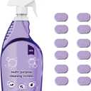 Clean Spray Cleaner for Ovens, Spray Oven Cleaner, Multi-Surface Cleaners with Concentrated Cleaning Tablets, Multi Purpose Cleaning for Ovens, for Kitchen,Bathroom (1 Bottle+12 Pcs)