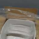 CEROELDA 3 Pack Bathroom Trash Can with Lid, 10L/2.6 Gal Small Garbage Can with Press Top Lid, Slim Plastic Waste Basket for Toilet, Office, Bedroom (White, 3 Pack)