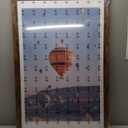 Wood 22.375x34 Picture Frame with 20x30 Mat, Display 20x30 with Mat or 22.375x34 Without Mat, Wood 22.375 by 34 Photo Frame, 22.375 x 34 Frame for Wall Hanging Display, Deep Brown