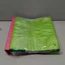2 x Avery Durable View 3 Ring Binder, 1-1/2 Inch Slant Rings, 1 Green Binder (17835)
