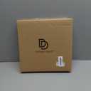 Defined Deco 12in Decorative Tray-Round Serving Tray with Metal Handle-Decorative Trays for Home Decor,Living Room Decor,Coffee Table Decor,Rustic Wooden Tray for Kitchen Table Decor,Dining Table. (Brown)