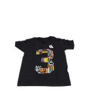 Kids black 3rd birthday tools shirt Size XS
