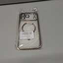 Designed for iPhone Air Case Magnetic, Compatible with Magsafe, Camera Control Button, Camera Lens Protector, Clear Soft TPU Plated Phone Case for iPhone Air, Brown