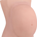 EQAIWUJIE Silicone Fake Pregnancy Belly Fake Pregnant belly silicone Artificial Belly Party Costume