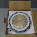 FULEN Battery Operated Wall Sconce with Green Tulip Glass Lampshade Wireless Sconces 10000mAh Rechargeable Battery Powered Wall Light with Remote Control for Vintage Decor Bedside Bedroom Livingroom