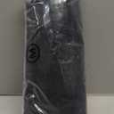 Utyful Barrel Jeans Women Cropped Baggy Trendy High Waisted Distressed Loose Stretch Denim Trouser Jeans with Pockets (Medium, True Black)