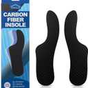 Carbon Fiber Insole Morton's Extension Orthotic, FAKILO 1 Pair Rigid Foot Support Insole Insert for Hallux Rigidus, Turf Toe, Hallux Limitus - 215 mm - Women's Size 6-6.5, Men's 5-5.5