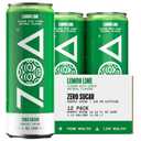 ZOA Energy Sugar Free Energy Drinks With Electrolytes For Hydration, Lemon Lime - 12 Fl Oz (12-Pack) BB Date: 4/16/26
