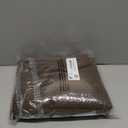 Inhousolu No Hook Waffle Weave Shower Curtain with Removable Snap in Fabric Liner Set for Bathroom, 230 GSM Heavy Duty Weighted Hem, Water Repellent Washable Bath Curtains, 72 x 72 Inch, Brown