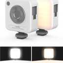 SmallRig P96 LED Video Light, Portable Camera Lights, 96 LED Beads for Photography Video Lighting, Rechargeable 2200mAh CRI 95+ 2700-6500K w 3 Cold Shoe White