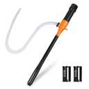 Portable Battery Powered Gas Transfer Pump, 2.2GPM Fuel/Water Transfer Pump, Handheld Liquid Transfer Pump, Battery Operated Electric Siphon Pump for Fuel Gas Kerosene Water