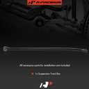 A-Premium Front Suspension Track Bar, with Bushing Compatible with Ford F-250 Super Duty/F-350 Super Duty 2005-2016, F-450 Super Duty/F-550 Super Duty 2005-2022