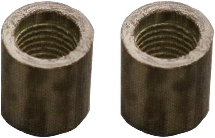 Bakelite Pool Cue Ferrule Billiard Cue Stick Ferrules 2Pcs (brown)