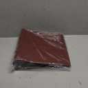 Vintage Hardback 3 Ring Binder 2 Inch, Professional Leather Binder 3 Ring, Three Ring Binders Fits 8.5" x 11", D Ring Binders for Photo Album, Home, School and Office Supplies- Dark Red