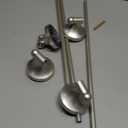 Heavy Duty Magnetic Curtain Rods for Metal Door (16-28" Pack 2 Nickel) Magnetic Cafe Curtain Rod with Strong Magnet & Suction-Cup (Patent Pending)