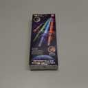 Light Up Sword, Flashing Dueling Sabers for Kids with FX Sound Retractable Blade, 7 Light Color War Warriors Weapon Toy, Cool Halloween Cosplay Costume Party Decoration Christmas Birthday Gift Black