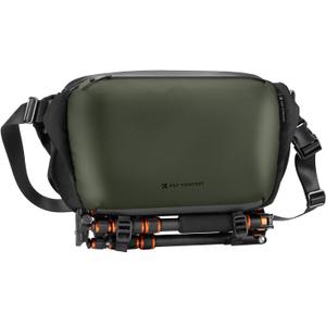 K&F Concept 2 in 1 Sling Bag Everyday Shoulder Bag & Multifunction Photography Crossbody Camera DSLR Backpack Portable Bag (13 Deep Green Large)