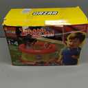 Allin1 Inflatable Bounce House with 55 Balls for Toddlers 13, Playpen, Ball Pit and Trampoline, Thickened Matte PVC, Safety Net, 3Min Setup with Air Pump for Kids Indoor and Outdoor Play(51'')