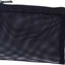 Mesh Cosmetic Bag 3 Size Makeup Bag Set Nylon Waterproof Organizing Bags Purse Organizer Pouches Travel Bags with Zipper (5,Medium)