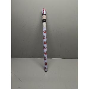 LaRibbons Christmas Wrapping Paper Jumbo Roll with Red Pom Pom, Classic Sled Design Gift Wrap Set for Christmas, Holiday, Party Celebration, 30 Inch X 40 Feet (100 sq. ft. ttl.)