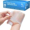 Vinyl Gloves, Food Safe, Latex-Free Powder-Free Clear Plastic Gloves for Cooking, House Clean, Food Prep M (10 boxes)