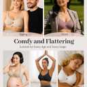 Jelly Bras for Women No Underwire Mesh Wireless Crossover Bra Seamless Full Coverage Lift T Shirt Sleep Bralettes