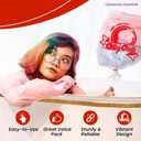 Concession Essentials Cotton Candy Bags-300CT Cotton Candy Bags with Twist Ties, 0.5" Height, 18" Width, 12" Length (Pack of 300)