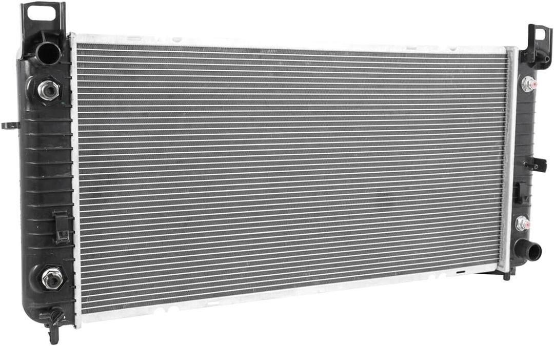 RAYTEN 2370 Radiator Compatible with Cadillac Escalade 6.0 V8 2002-2006, 34'' Radiator for Chevy Silverado 1500 2500 Suburban Tahoe 4.8 5.3 6.0L | 26mm Core Thickness