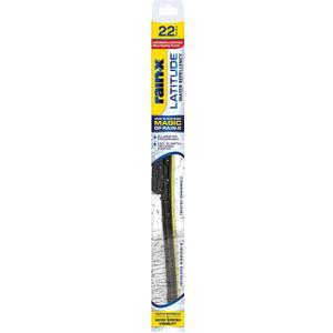 Rain-X 5079279-2 Latitude 2-In-1 Water Repellent Wiper Blades, 22 Inch Windshield Wipers (Pack Of 1), Automotive Replacement Windshield Wiper Blades With Patented Rain-X Water Repellency Formula (Latitude Water Repellency)