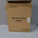 VyGrow Over the Door Organizer, 8-Tier Pantry Organizer with Fully Enclosed Mesh Baskets, Heavy-Duty Metal Hanging Spice Rack for Kitchen, Bathroom, Laundry Room, 2-in-1 Wall Mount or Door Mount, Black