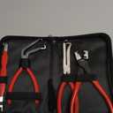 5-Pcs Kit Electrical Disconnect Pliers Set with Gloves - Auto Connector Tool for Fuel Line, Wiring, Sensors & Coils | Quick-Release Car Truck Repair (Red)