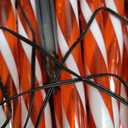 BOSSERN 24 Pack Christmas Candy Cane Lights Plug in, Jumbo Candy Cane Light Waterproof, 8 Modes Christmas LED Decorations for Outdoor, Pathway Lights Plug in for Garden Lawn Yard Patio Decorations (Warm White)