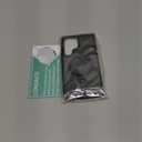 Kickstand Case for Samsung Galaxy S24 Ultra Magnetic Case with Invisible Stand [Compatible with MagSafe] [Military Drop Protection] Matte Hard Back Soft Silicone Edge Slim Phone Case Cover (Black)