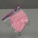 KEYYOOMY Mini Bright Color Paper Bags Pink Party Favor Bags Small Party Goodie Bag Paper Lunch Bag (Pink, 50 CT, 3.5 X 2.4 X 7.1 In)