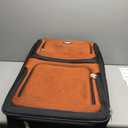 Travel Select Amsterdam Softside Expandable Luggage with Rolling Wheels, Orange, 4-Piece Set (15/21/25/29)