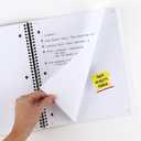 Five Star Advance Spiral Notebook + Study App, 5 Subject, College Ruled Paper, 8-1/2" x 11", 200 Sheets, Spiral Guard, Movable Tabbed Dividers, White (73154)